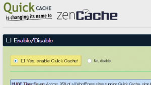 Quick cache2